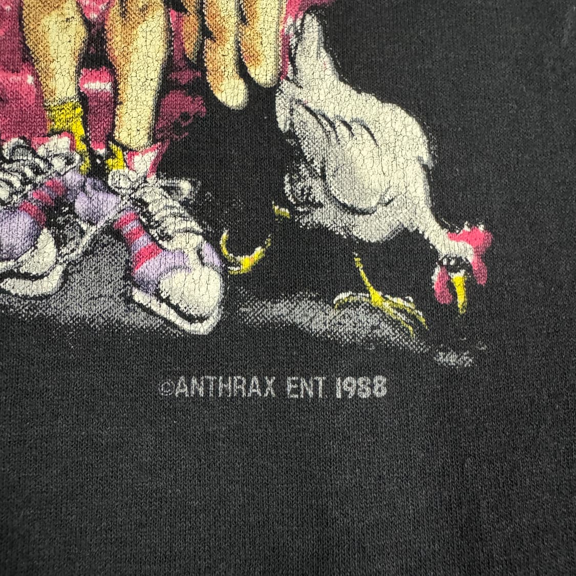빈티지 80s Anthrax 앤스랙스 밴드 티셔츠 상품이미지7