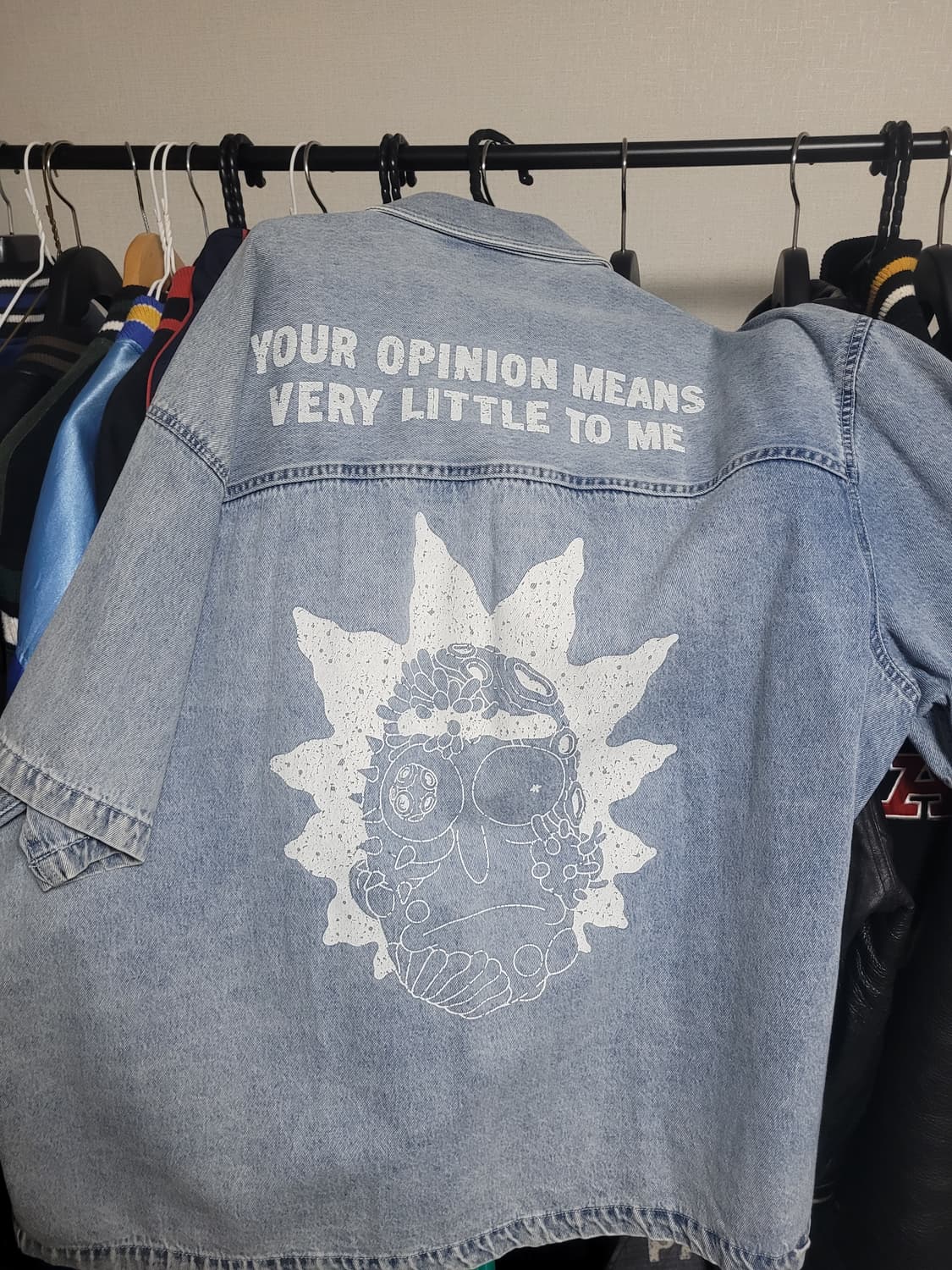 릭앤모티 반팔 청 셔츠 상품이미지2