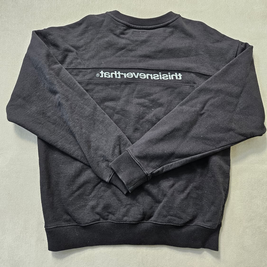 L 디스이즈네버댓 로고 맨투맨 0305Y 상품이미지2