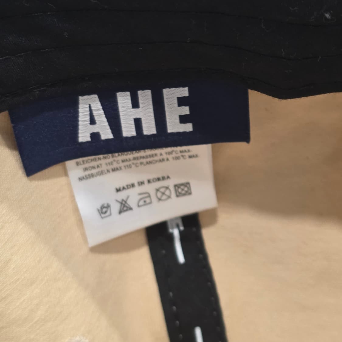 p7-9:아헤 베이지 A로고 볼캡 (AHE)56~60cm 상품이미지8