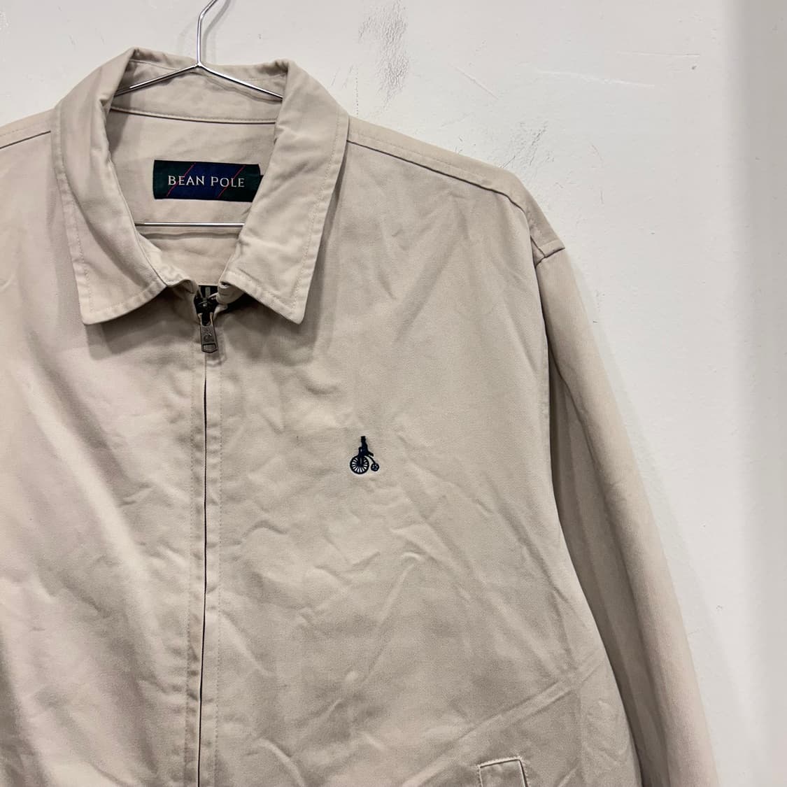 빈폴 스몰로고 집업 카라 코튼 워크자켓 상품이미지1