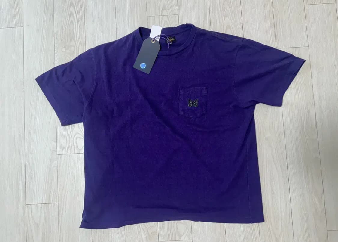 [XL] NEEDLES 25S SPapillon Emb. Pocket T 상품이미지1