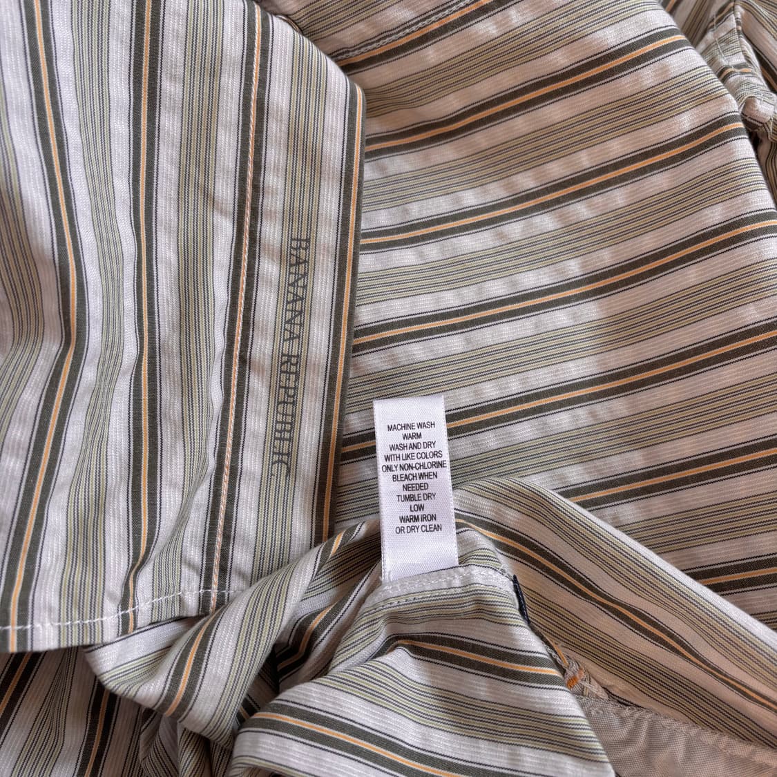 바나나 리퍼블릭 스트라이프 셔츠 M 105 수입 정품 상품이미지5