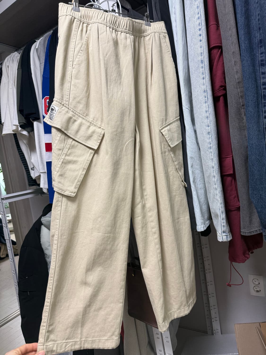 베이지 카고펜츠 상품이미지1