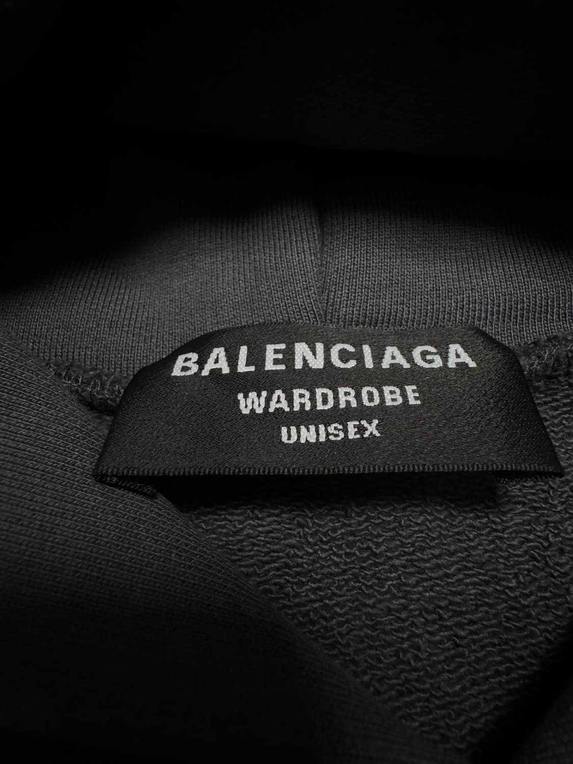 [115]발렌시아가 웨이브로고 자수 후드티  상품이미지2