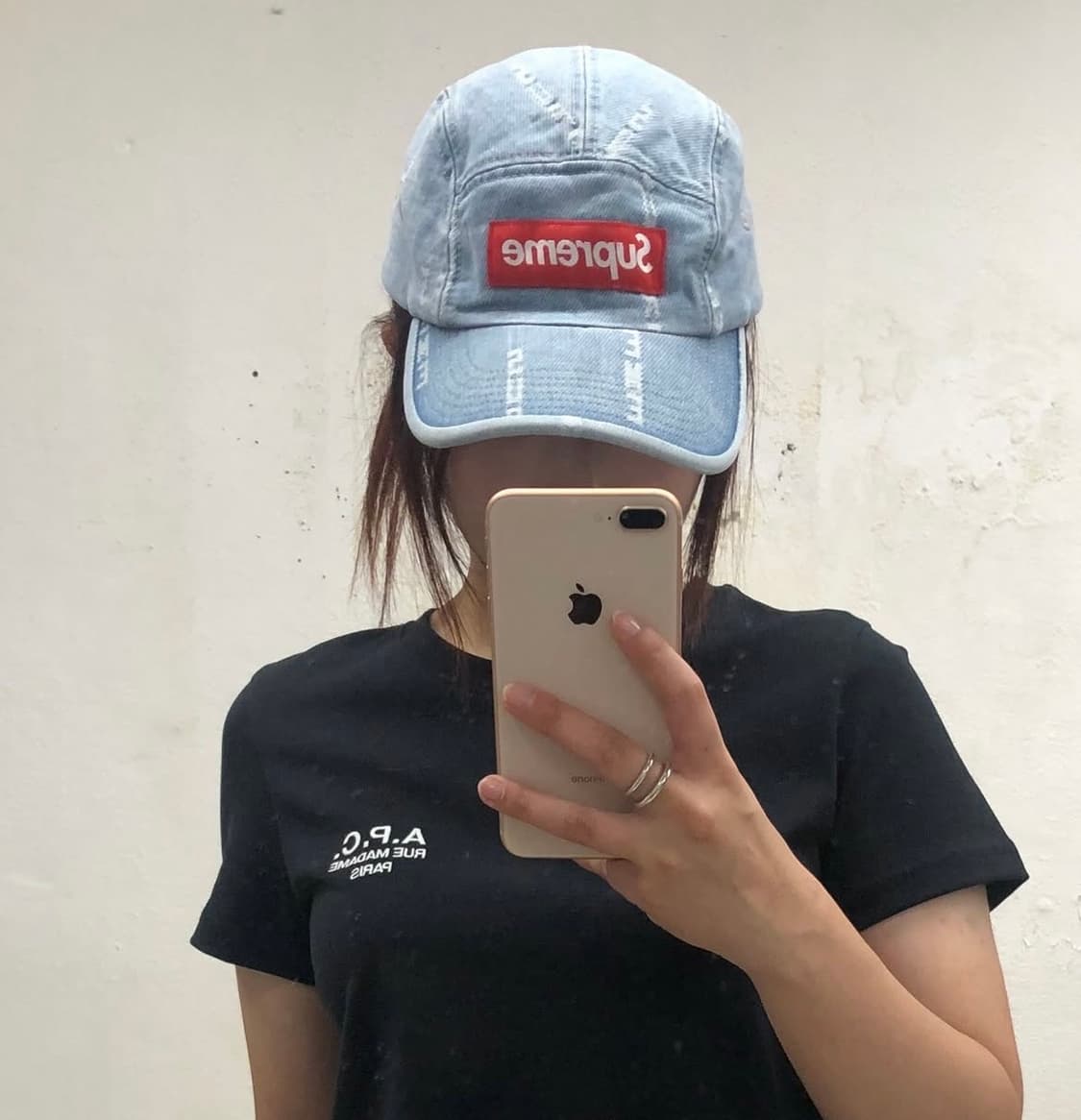 슈프림 데님 캠프캡 상품이미지2