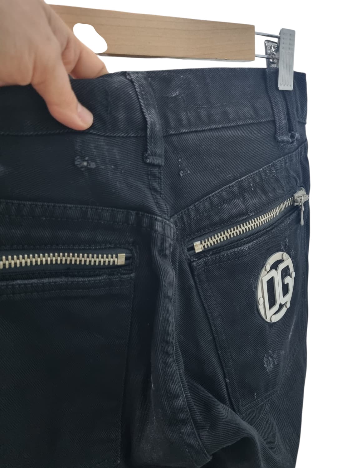 돌체앤가바나 블랙 데님 팬츠 48 상품이미지4