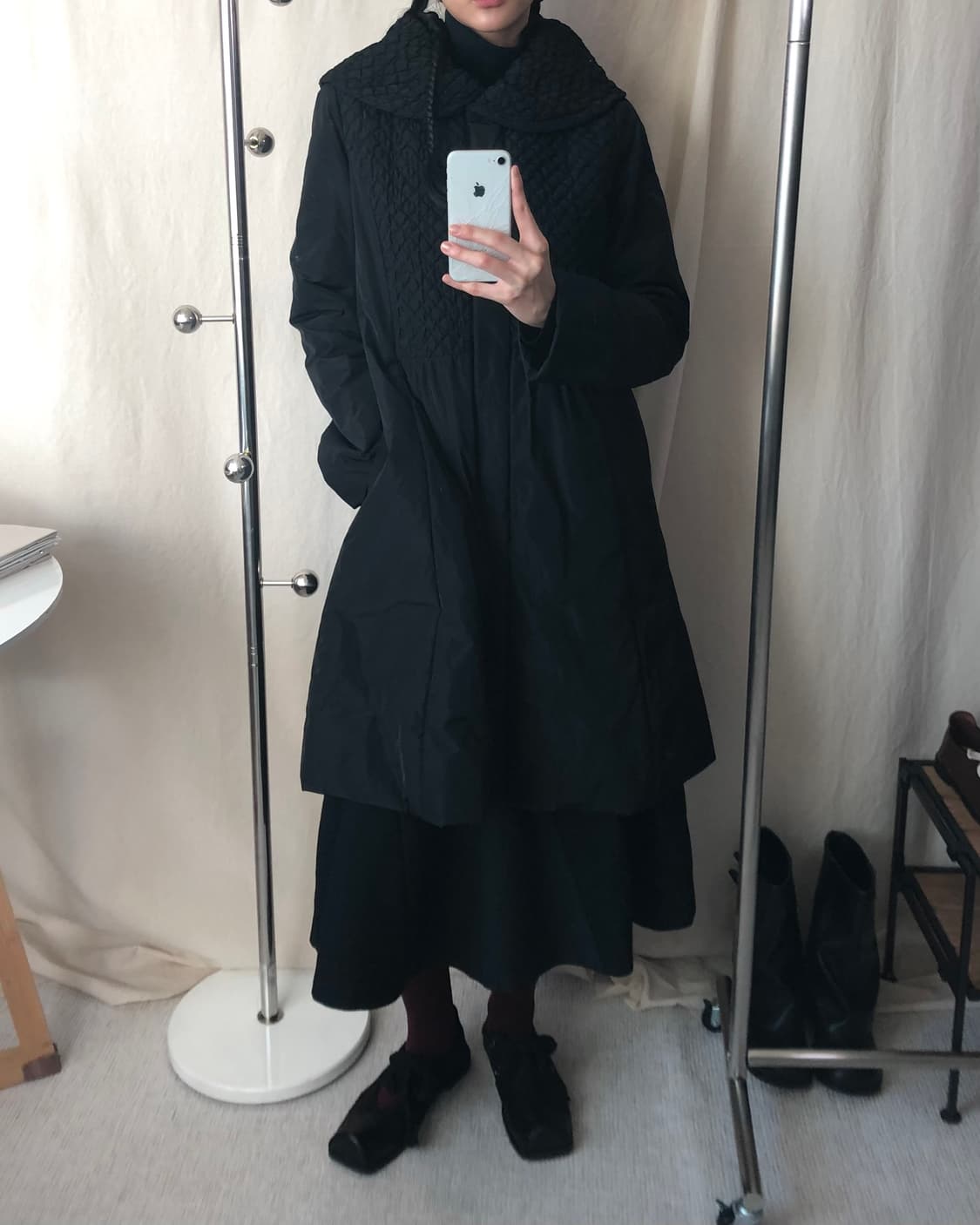 Hiroko Bis Long Quilting Jacket 상품이미지2