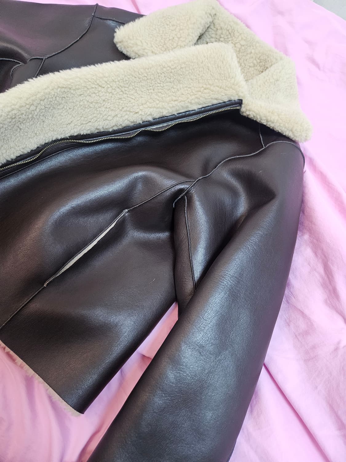 파사드패턴 리버시블 무스탕 상품이미지9