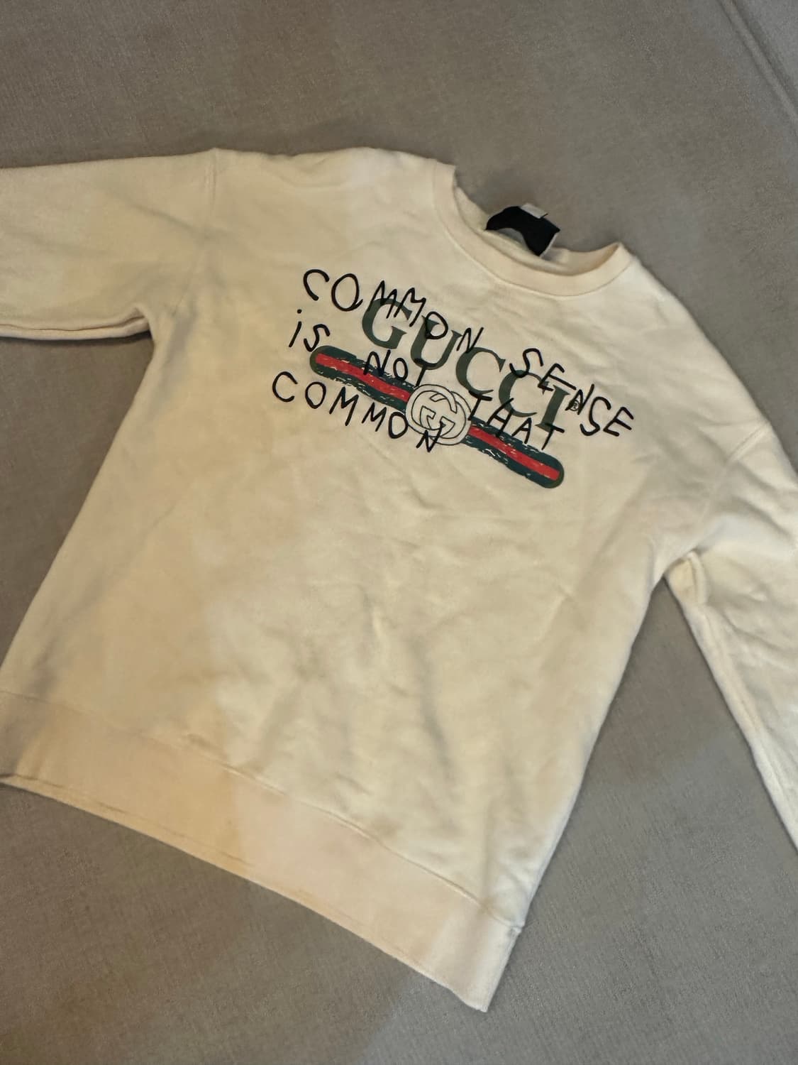 구찌 맨투맨 아이보리 상품이미지6