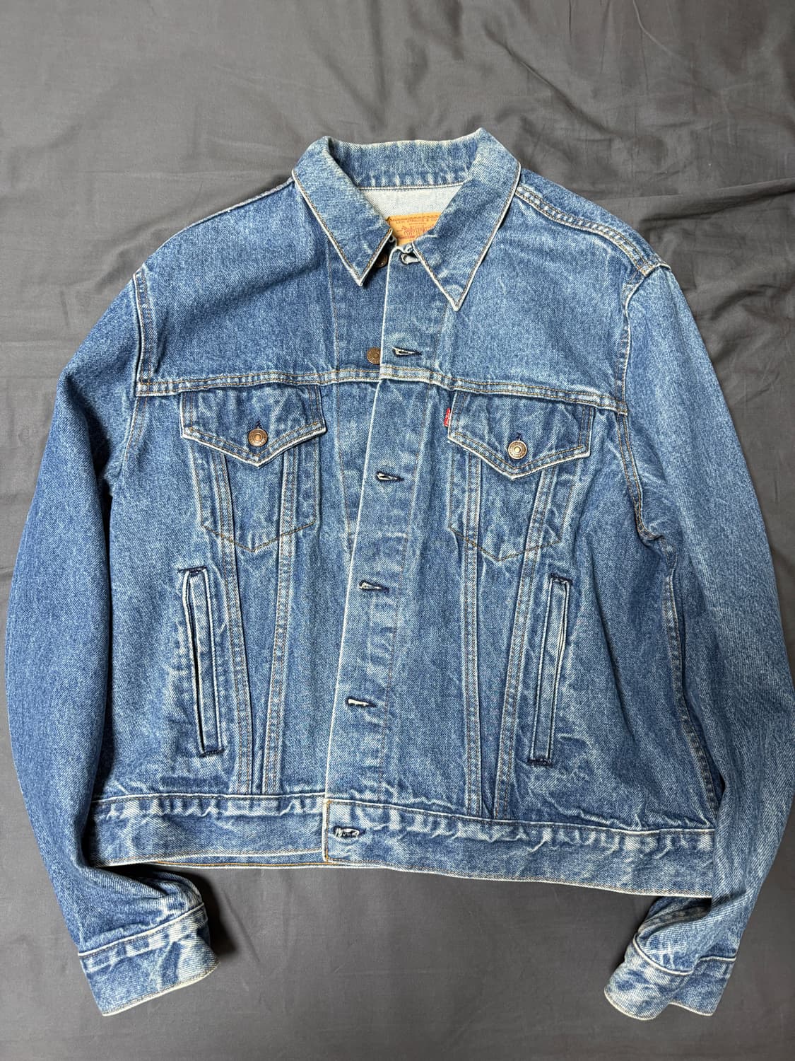 80‘s 빈티지 리바이스 데님자캣  상품이미지1