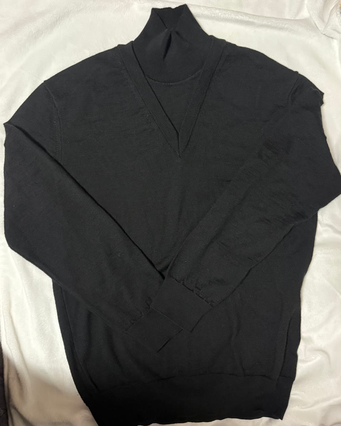 르메르 더블 레이어드 터틀넥 블랙 상품이미지2