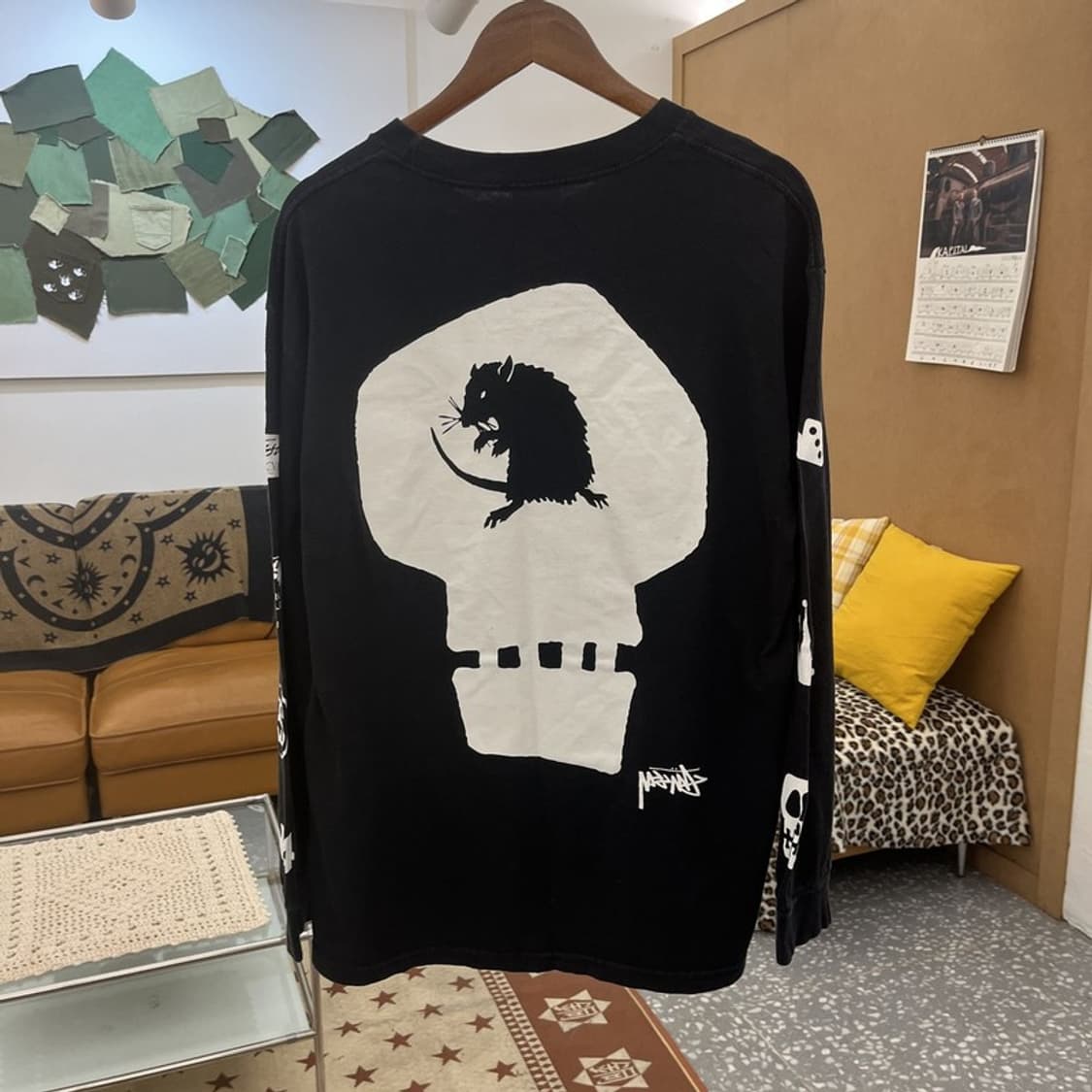 스투시 아카이브 스트릿 펑크 스컬 롱슬리브 L C10092 상품이미지4
