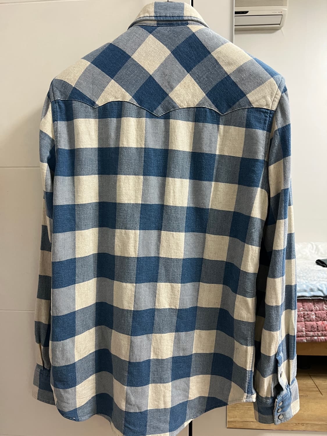 택포30) RRL 더블알엘 플래드 웨스턴 셔츠 M 상품이미지2