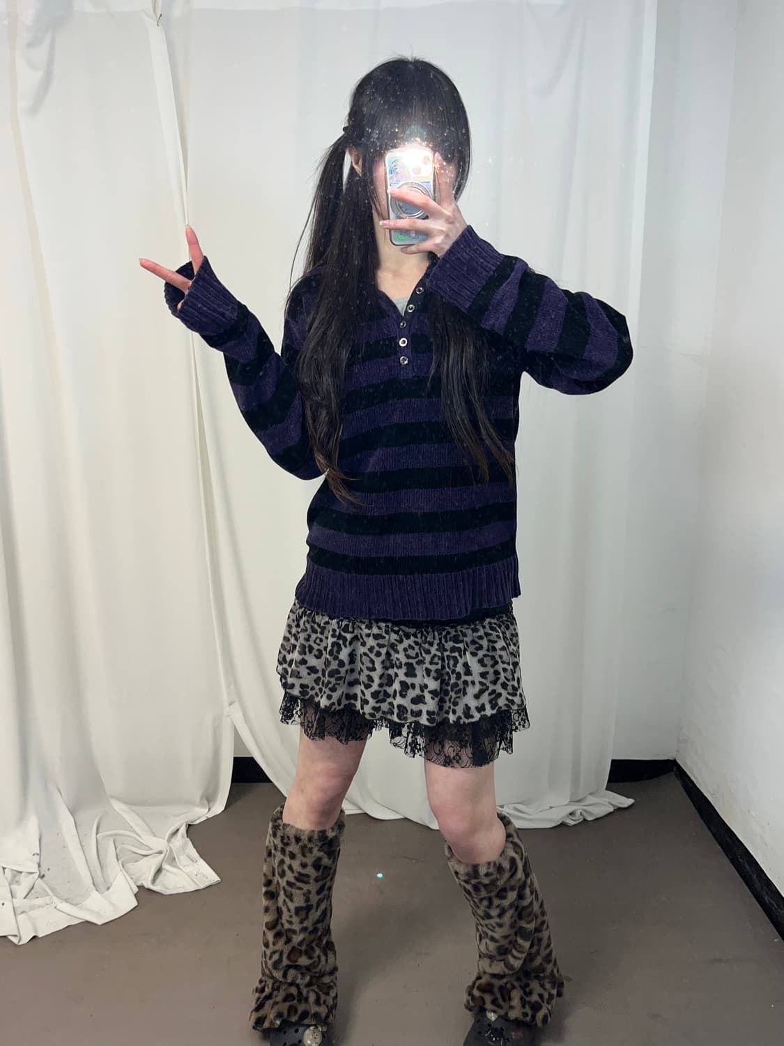 포켓걸st 스트라이프 니트 상품이미지3