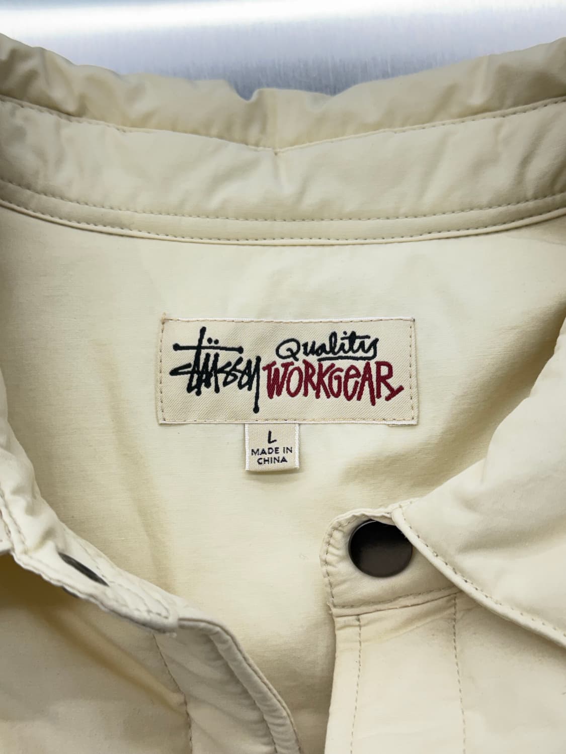 스투시 패디드 테크 오버 셔츠 네츄럴 상품이미지7