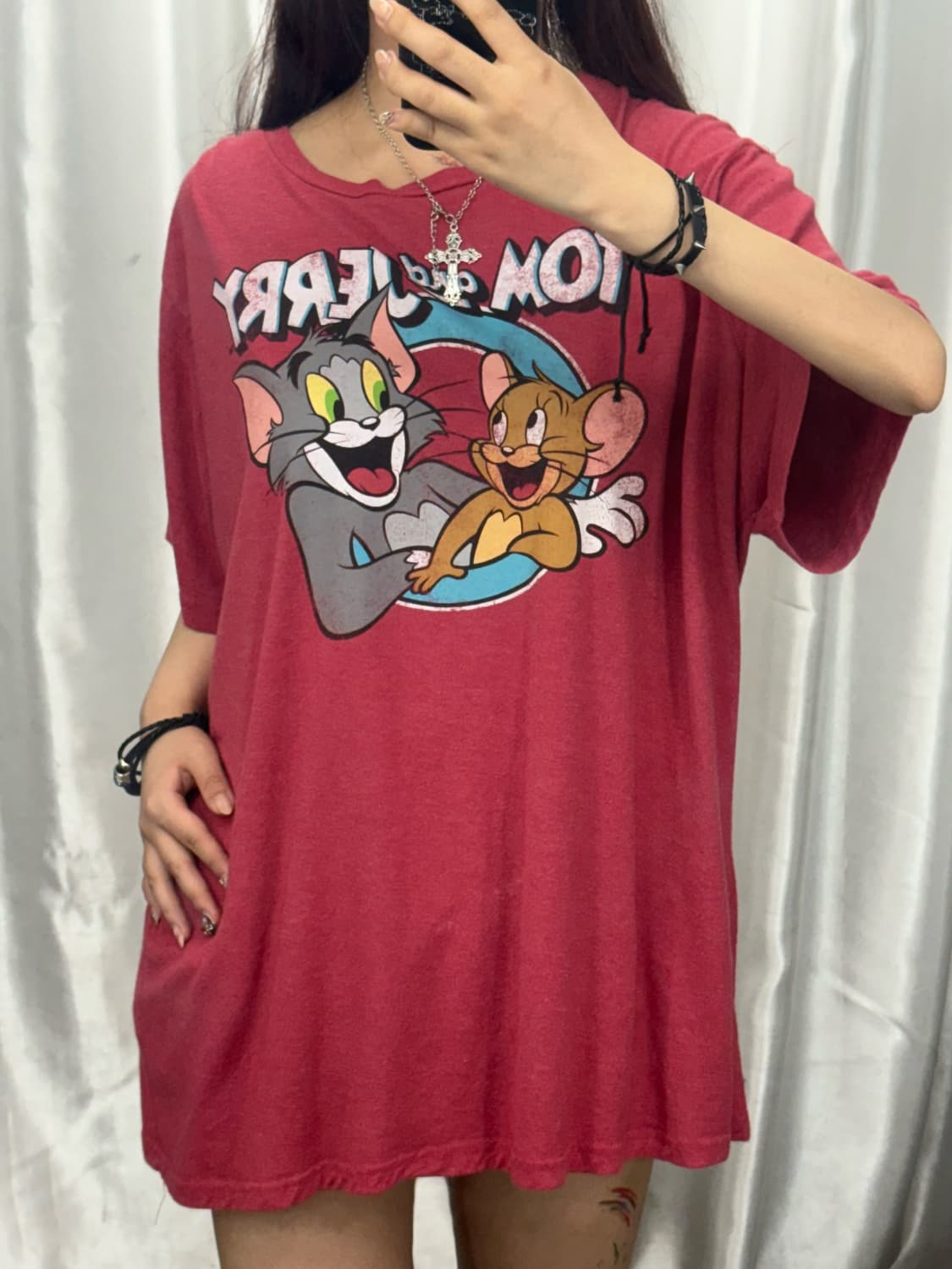 Tom and Jerry Printed Short Sleeve 상품이미지1