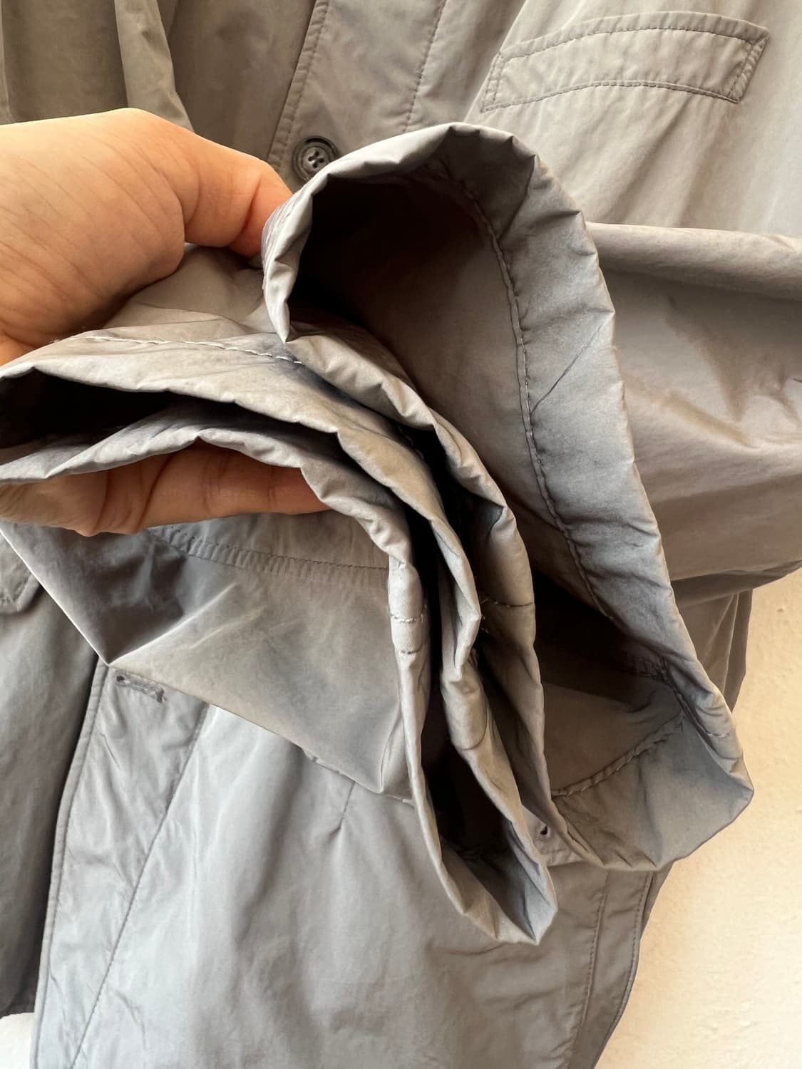 올젠 남성 그레이  간절기자켓 상품이미지5