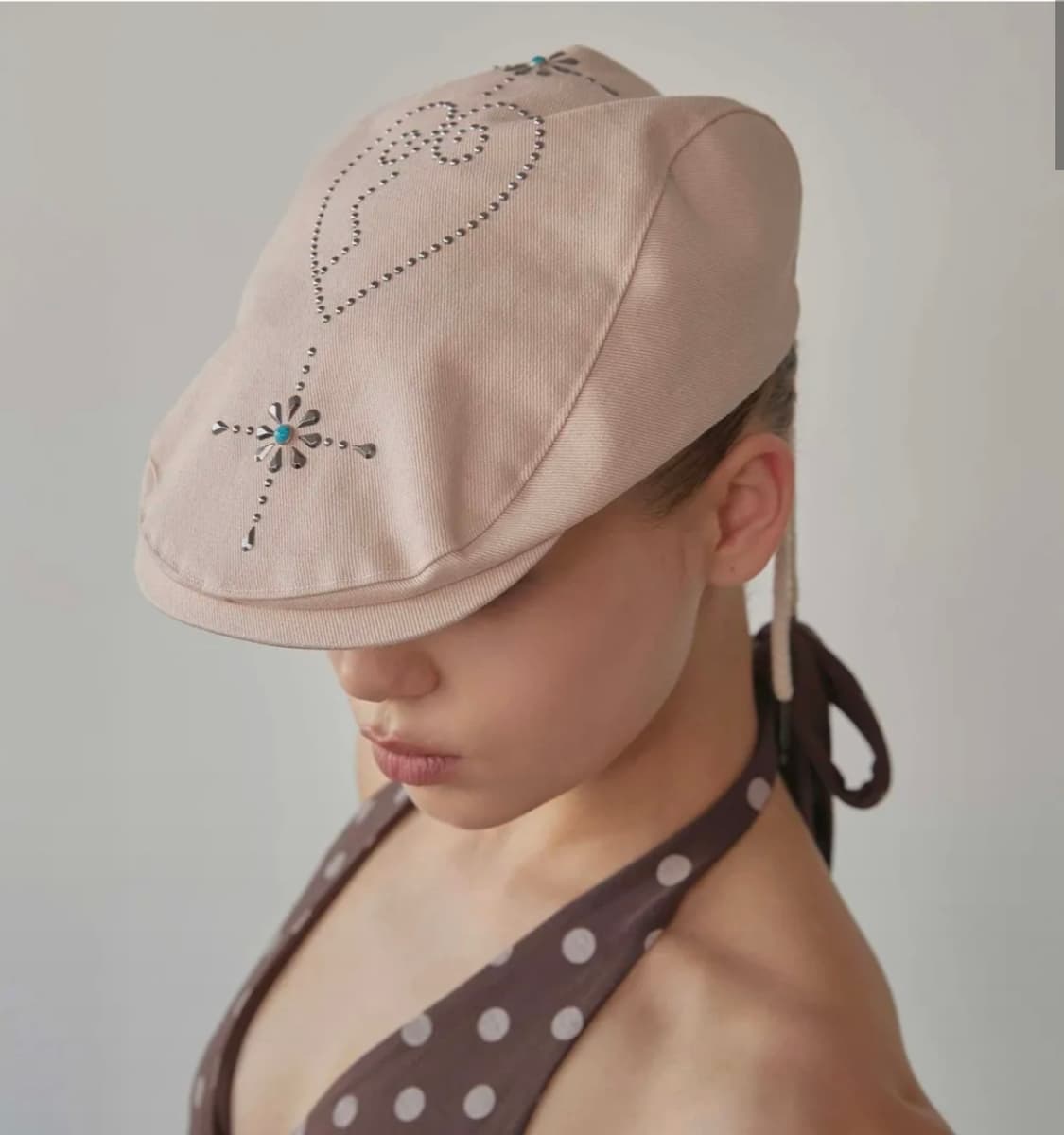 스컬프터 보호 스터드 헌팅캡 더스티핑크 상품이미지2