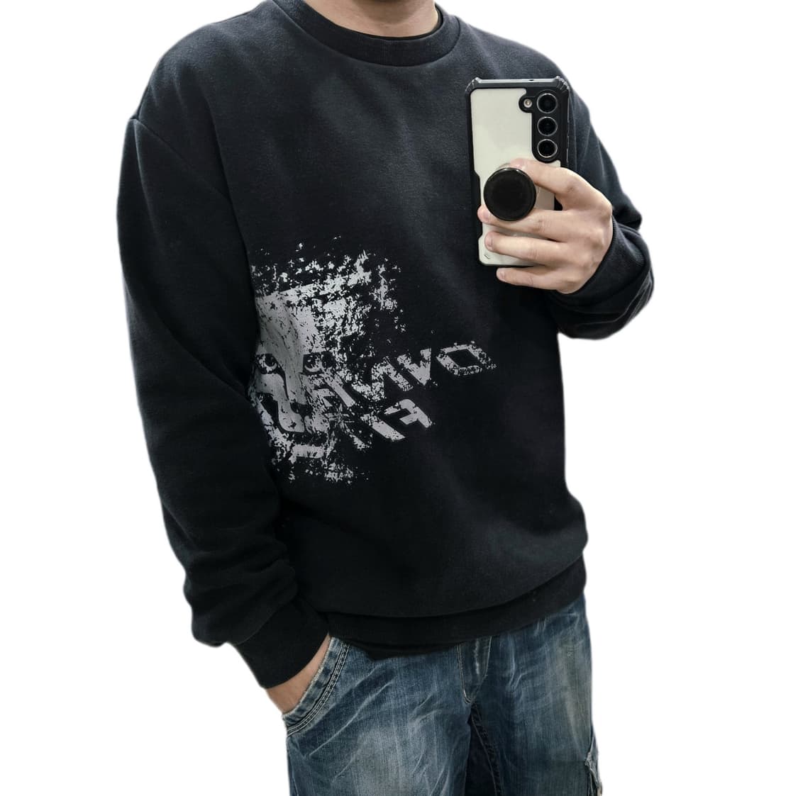 다이나핏 기모 맨투맨 M 95-100 상품이미지1