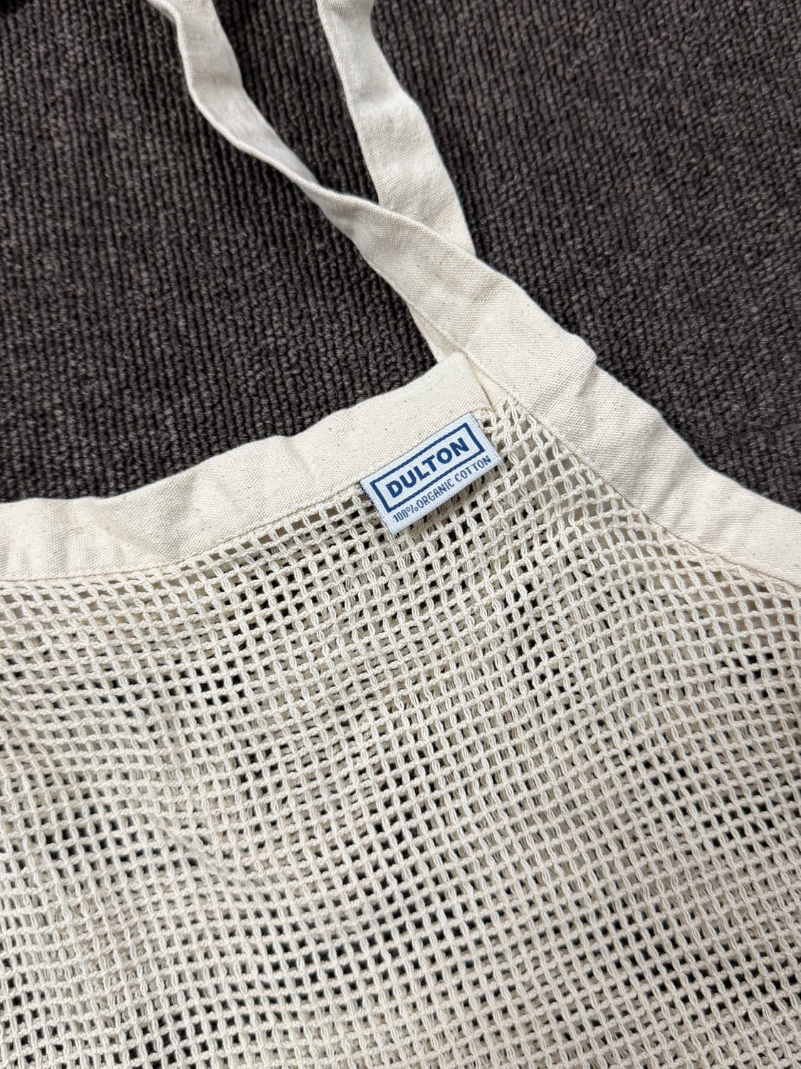 DULTON 오가닉 코튼 메쉬 에코백 (S, 거의 새것) 상품이미지3