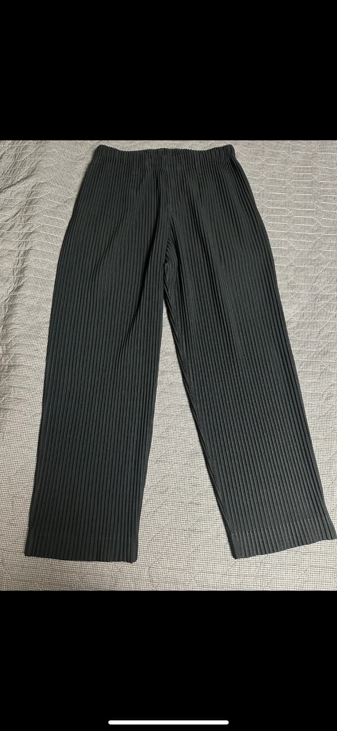 옴므플리세 다크그린팬츠 3 상품이미지1