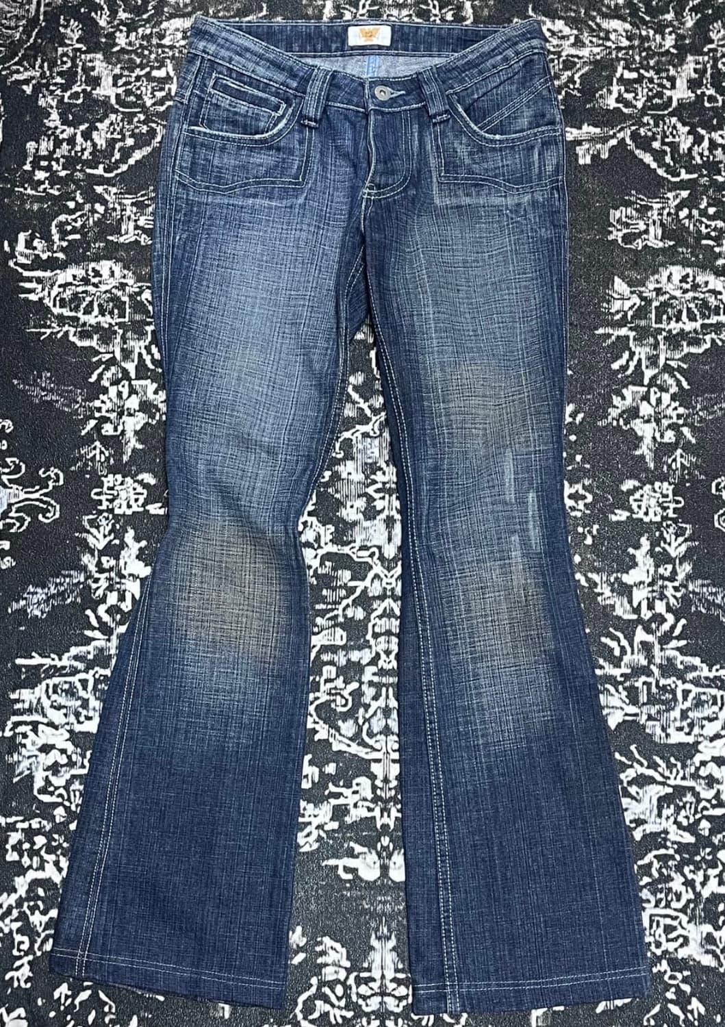 pinterest 앤틱데님 빈티지 y2k 2000‘s 데님 부츠컷 상품이미지1