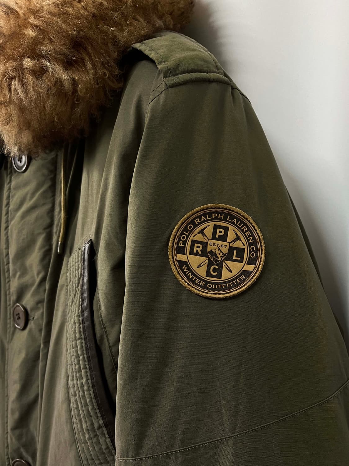 폴로 랄프로렌 익스페디션 마운틴 올리브 이태리퍼 다운파카 자켓 상품이미지5