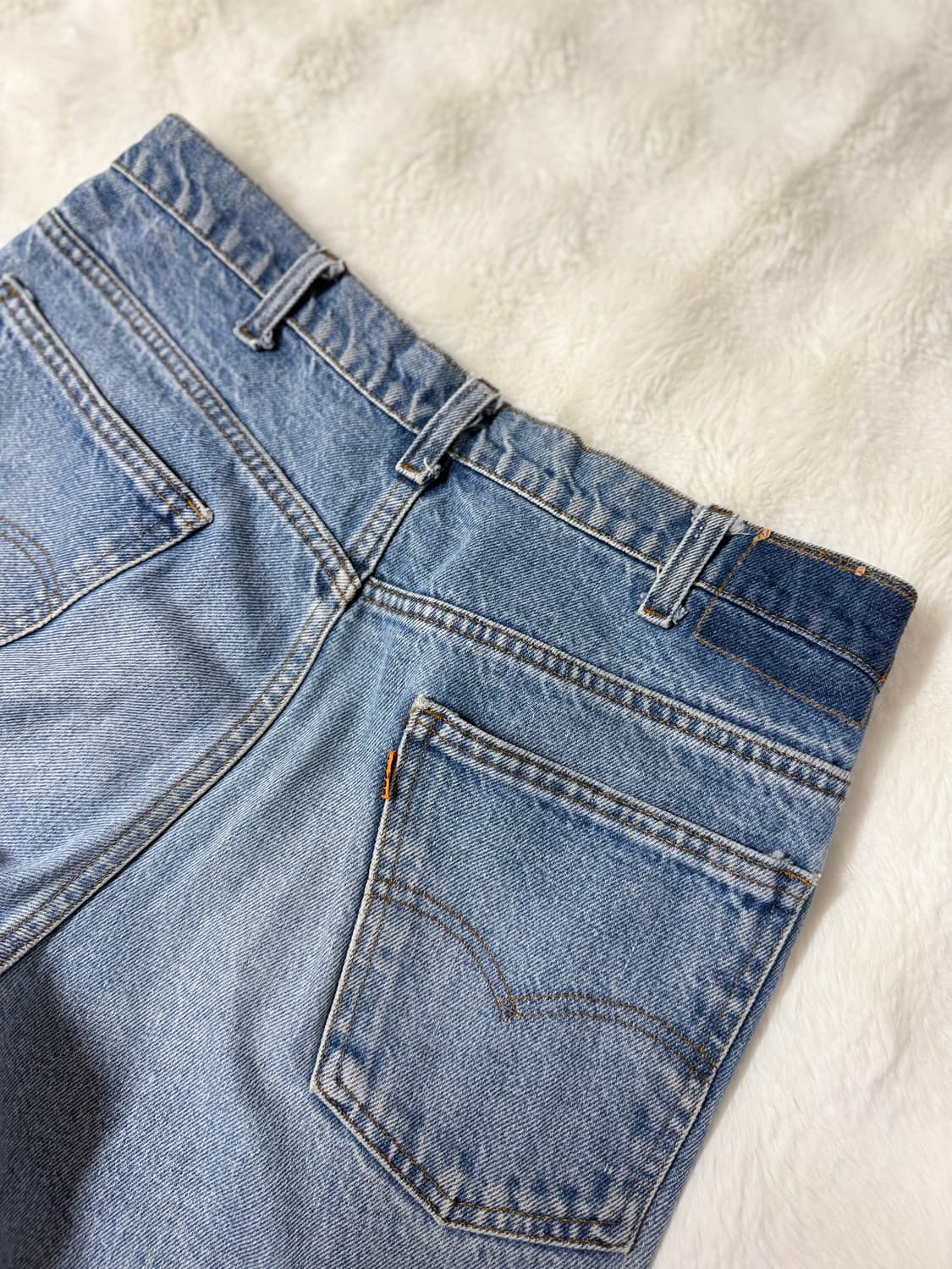 [32] 80s 빈티지 리바이스 오렌지탭 517 연청 상품이미지3