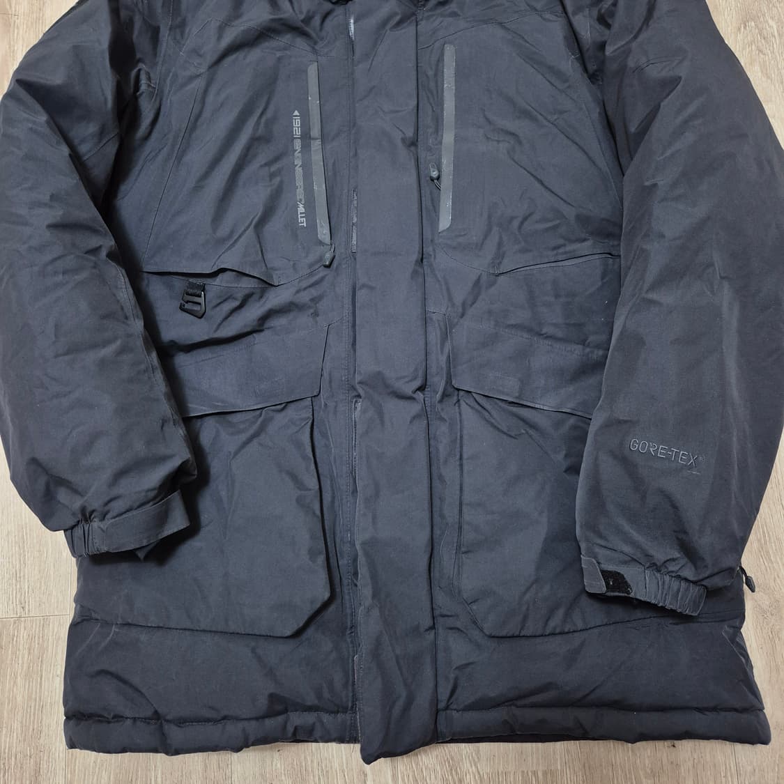 밀레 고어텍스 구스다운 라쿤퍼후드 패딩 점퍼 XL(105) 상품이미지3