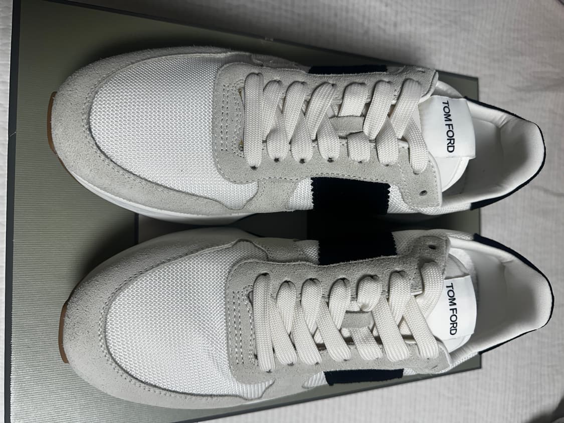 톰포드 스웨이드 패브릭 스니커즈 상품이미지3