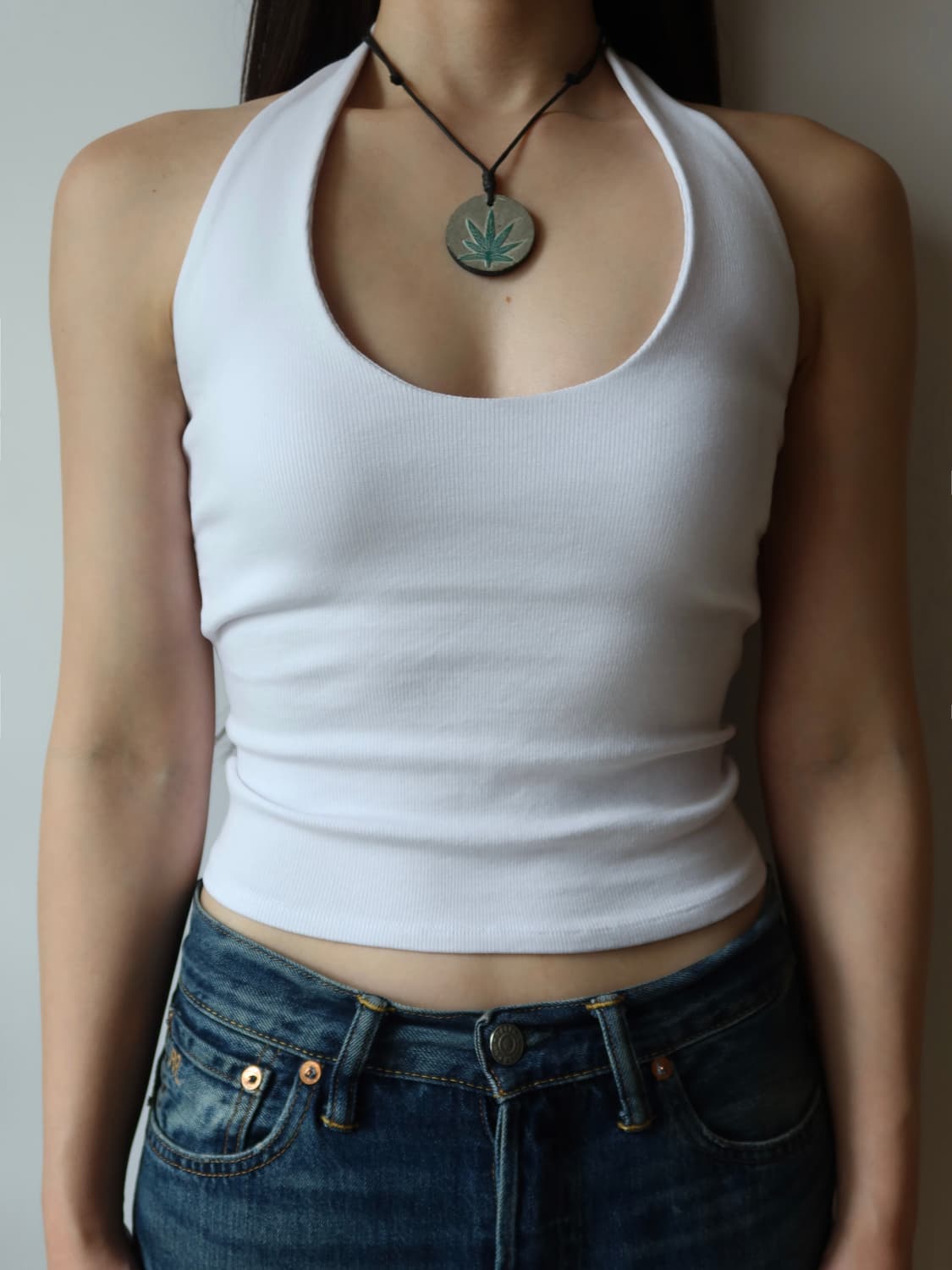 reversible hemp necklace 상품이미지2