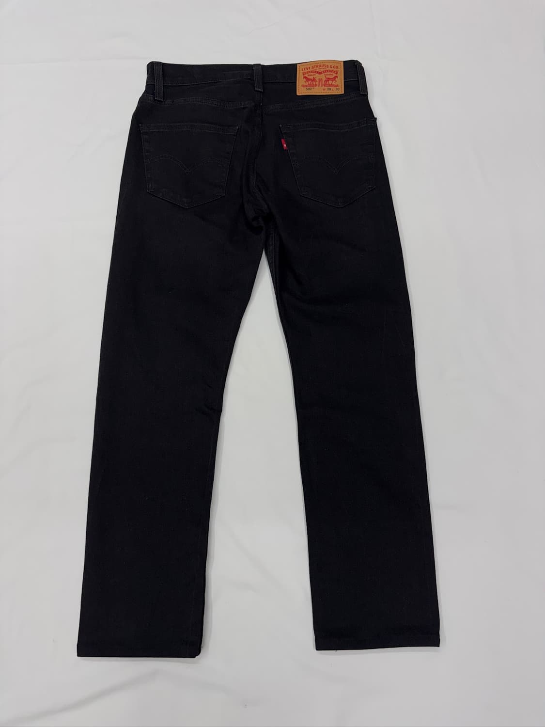  Levis 리바이스 502 블랙 데님 흑청바지 상품이미지3