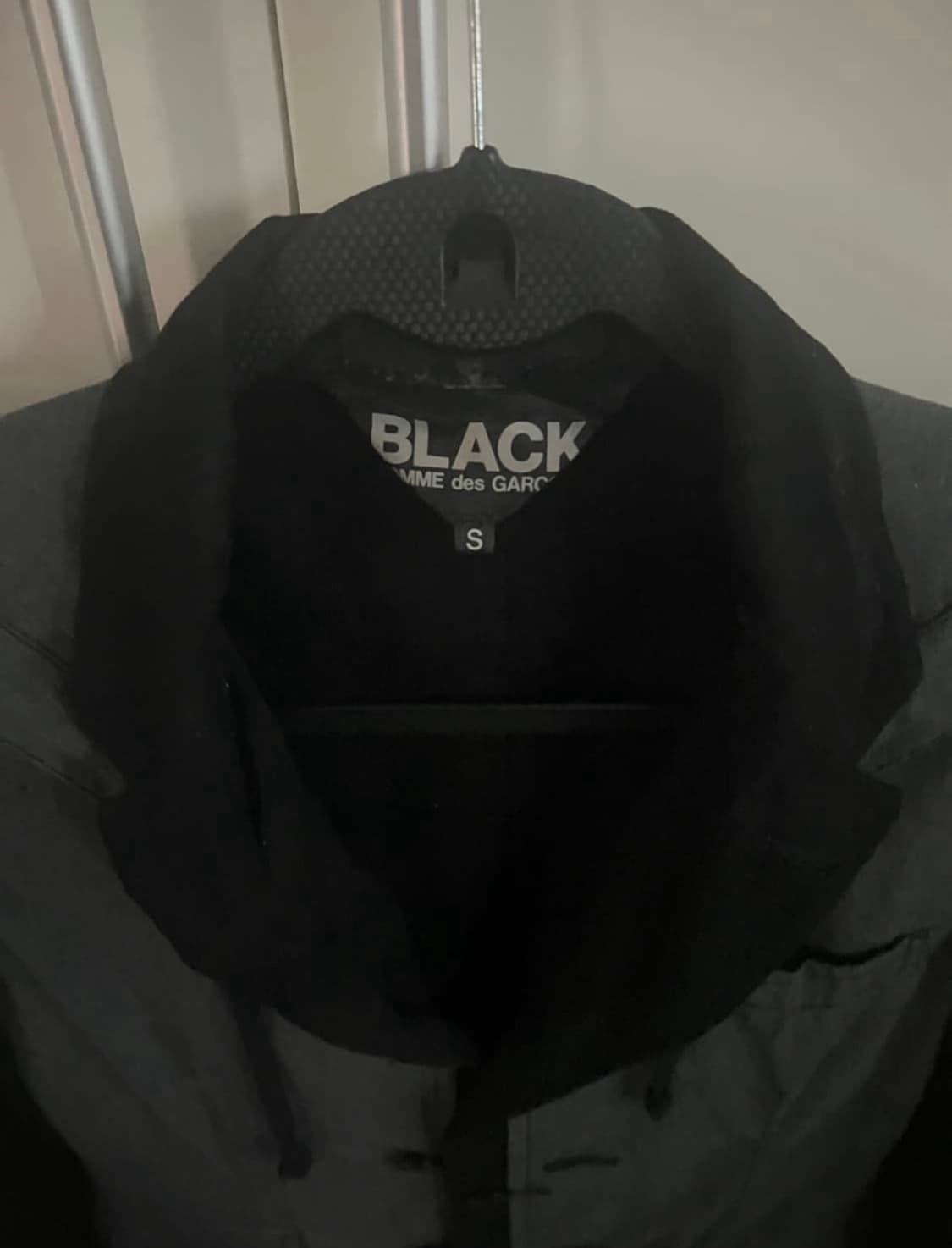 (S) 꼼데가르송 블랙 후디자켓 상품이미지3