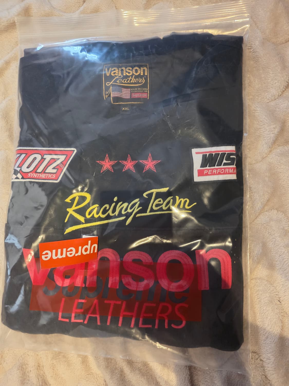 슈프림 밴슨 롱슬리브 탑 블랙 xxl 상품이미지1