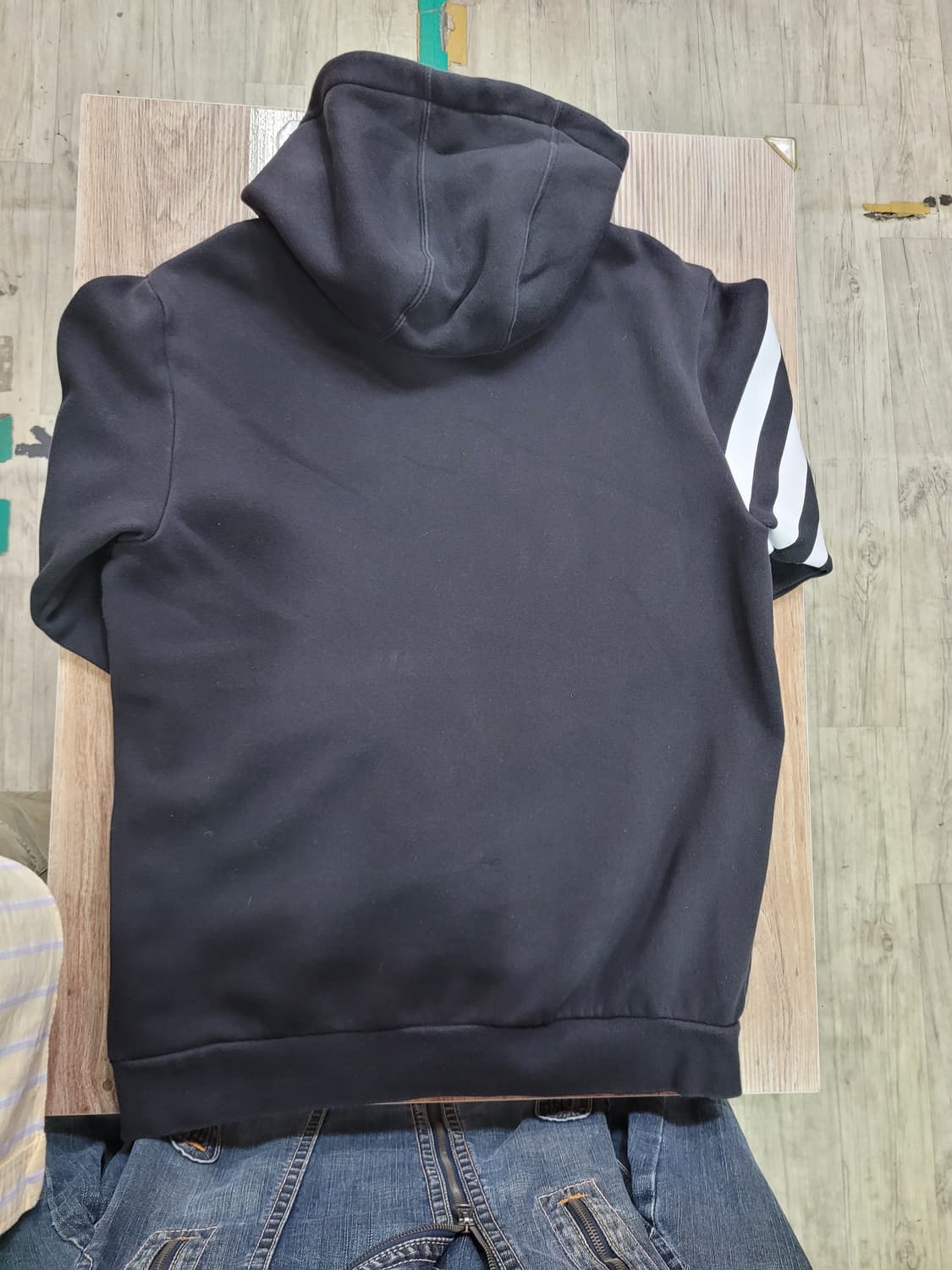 Adidas Street Graph FZ 아디다스 삼선 기모 후드 집업 상품이미지2