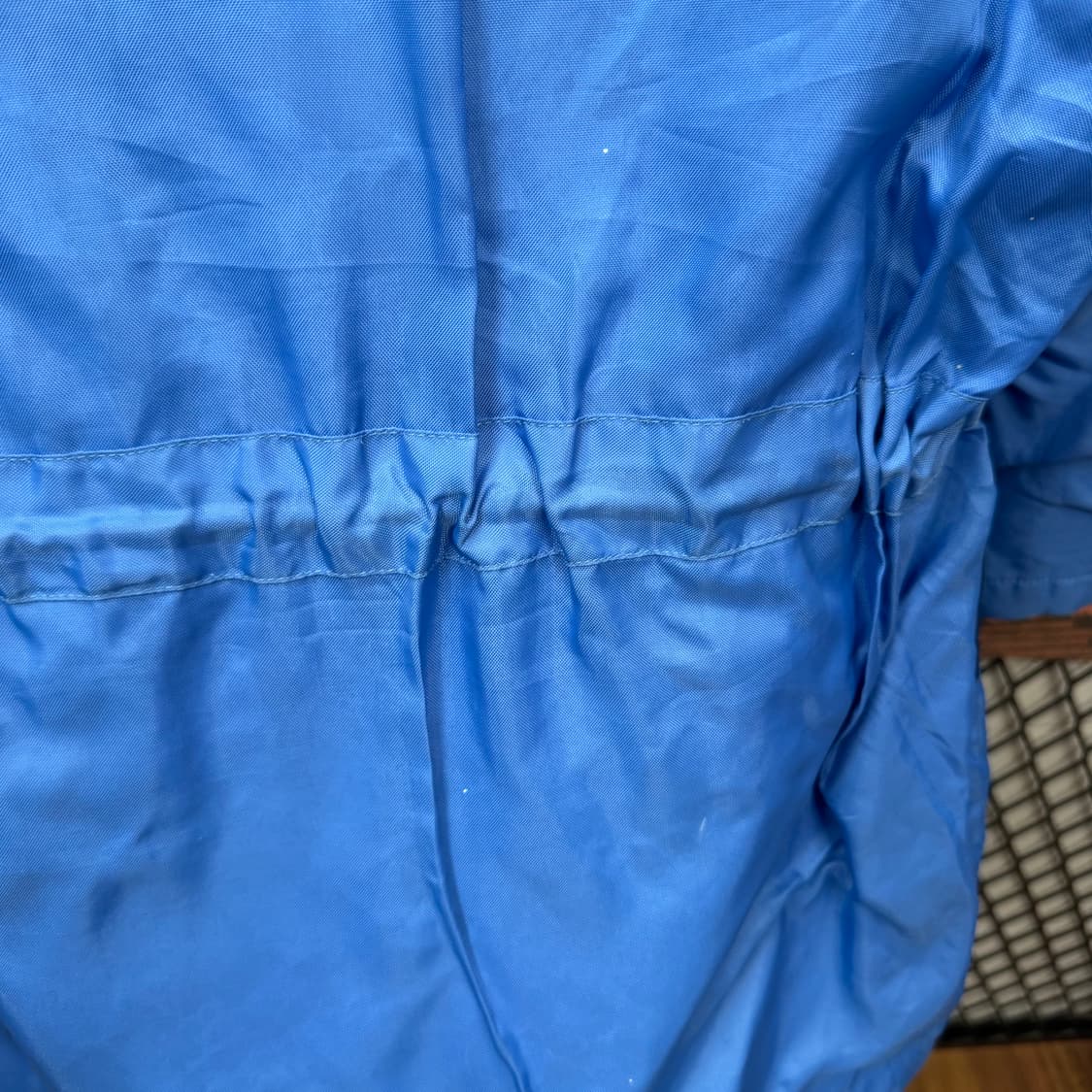 90s 엄브로 롱파카 나일론 트랙 자켓 전면 로고 포인트 블루 상품이미지9