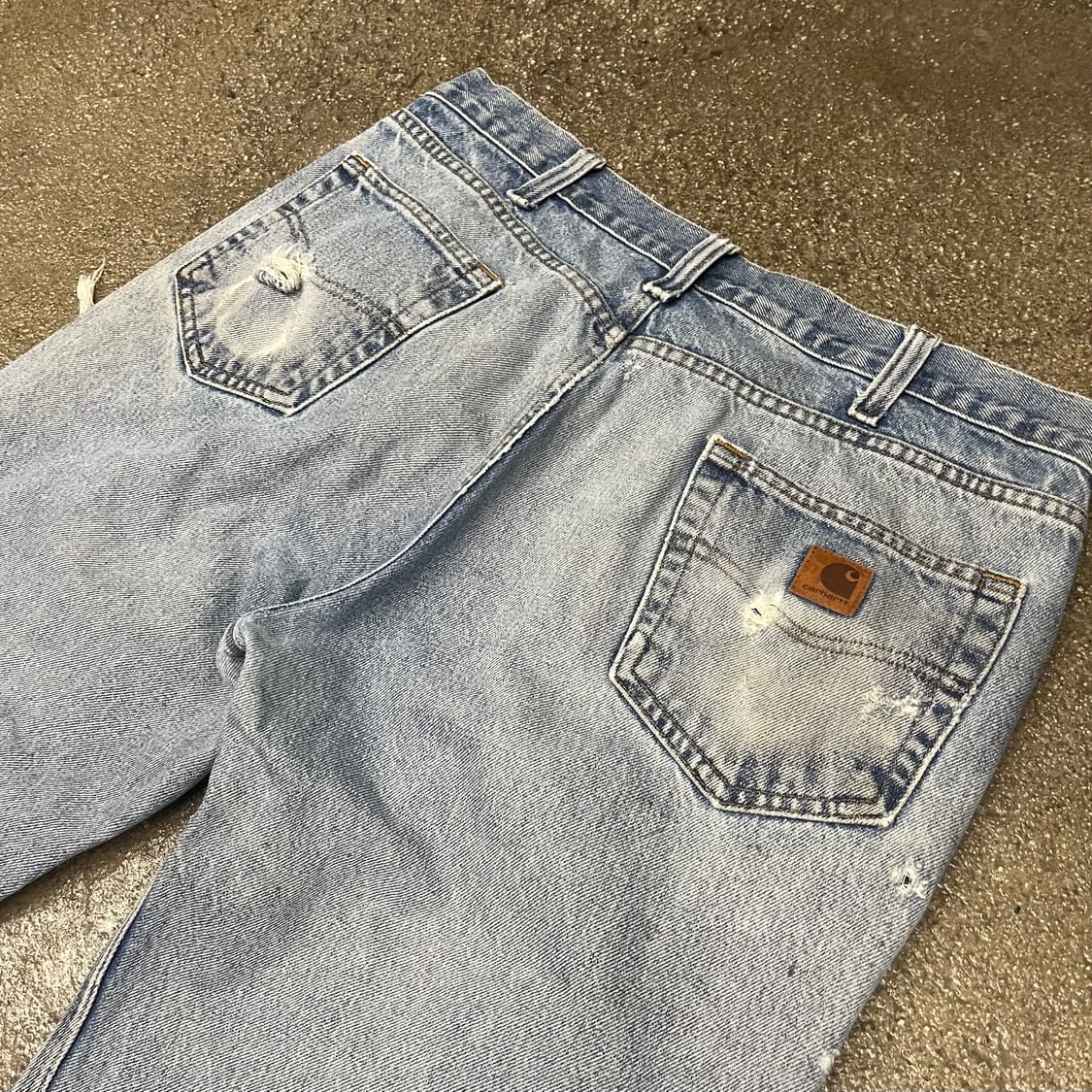 Carhartt 데미지 데님 팬츠 (36“) 상품이미지7