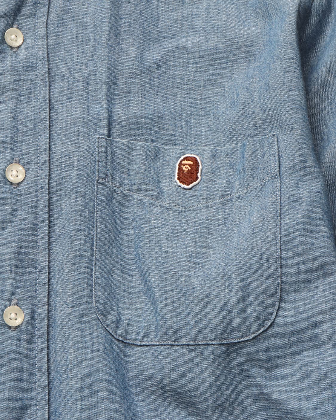 베이프 A BATHING APE Chambray Shirt 상품이미지6