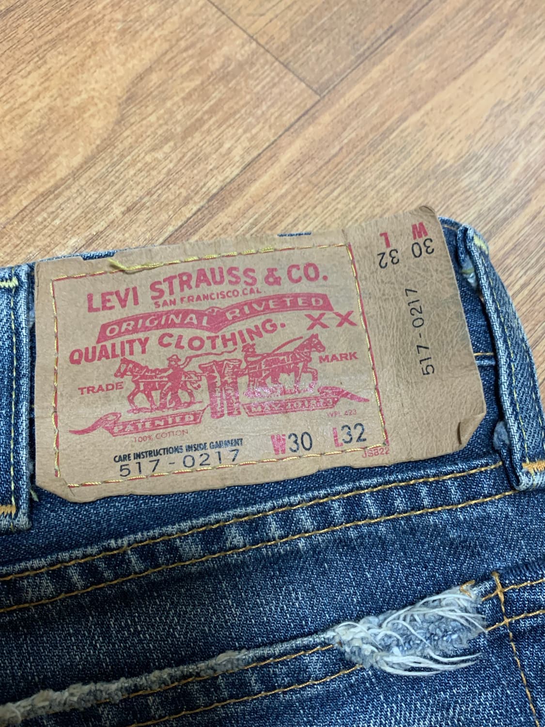 리바이스 LEVIS LVC 71517-0217 데님팬츠(일본생산) 상품이미지10