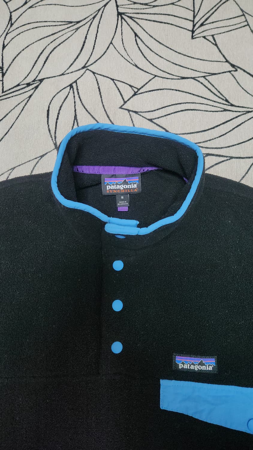 파타고니아 신칠라 Patagonia synchilla snap t 블랙 상품이미지2