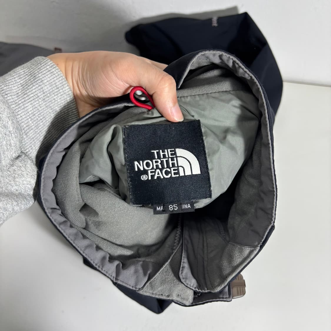 100 L 노스페이스 검회 밑단고무줄 나일론 하이벤트 바람막이 상품이미지4