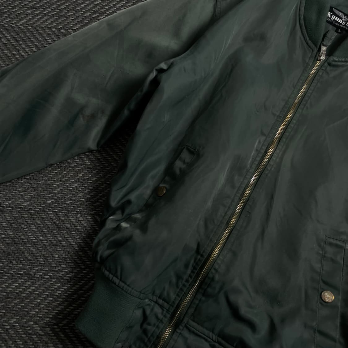 Kyung Shin MA-1 항공 점퍼 카키y 4552 상품이미지4