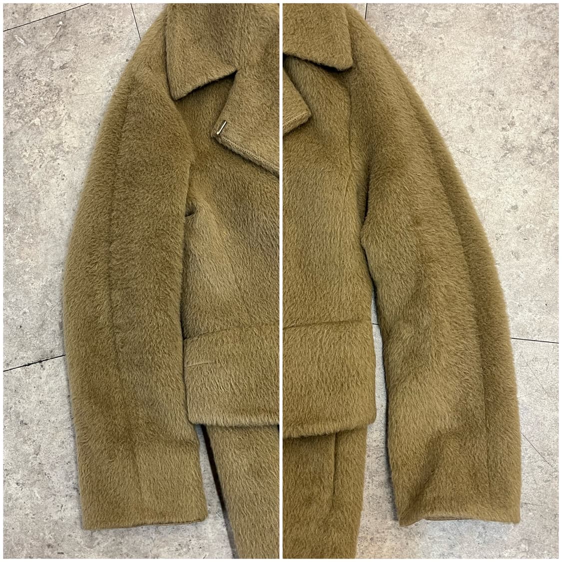 시스템 울 코트 연브라운 #csz2540 상품이미지6