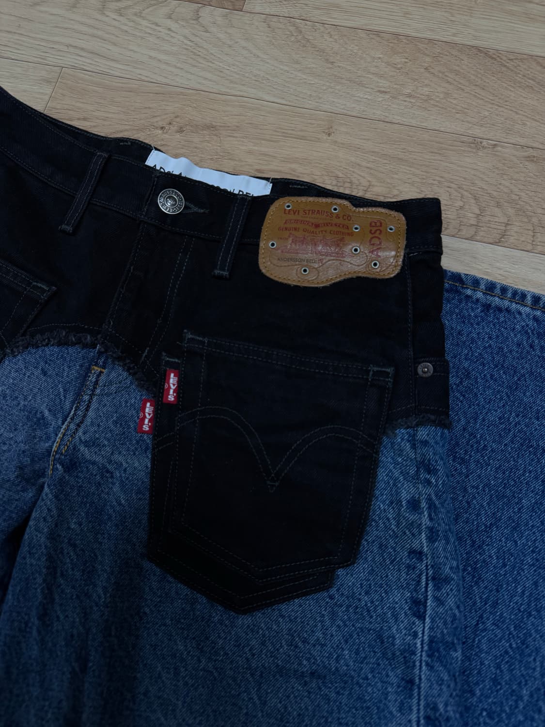 ADSB 앤더슨벨 x 리바이스 우먼 배기 진 인디고 25 상품이미지2