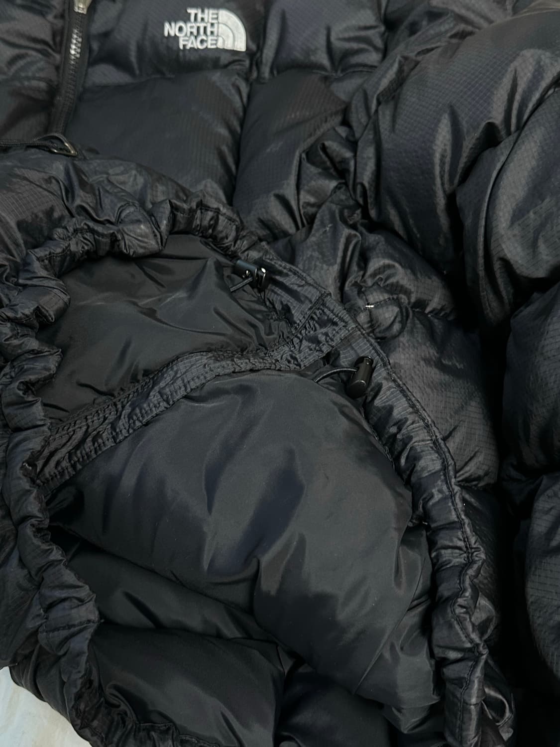 노스페이스 550 구스다운 경량패딩 블록 라지 상품이미지7