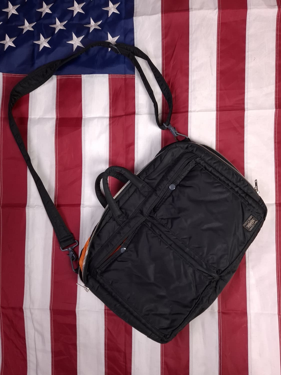 오리지날 PORTER 요시다 포터 탱커 2way 브리프케이스 블랙 상품이미지1