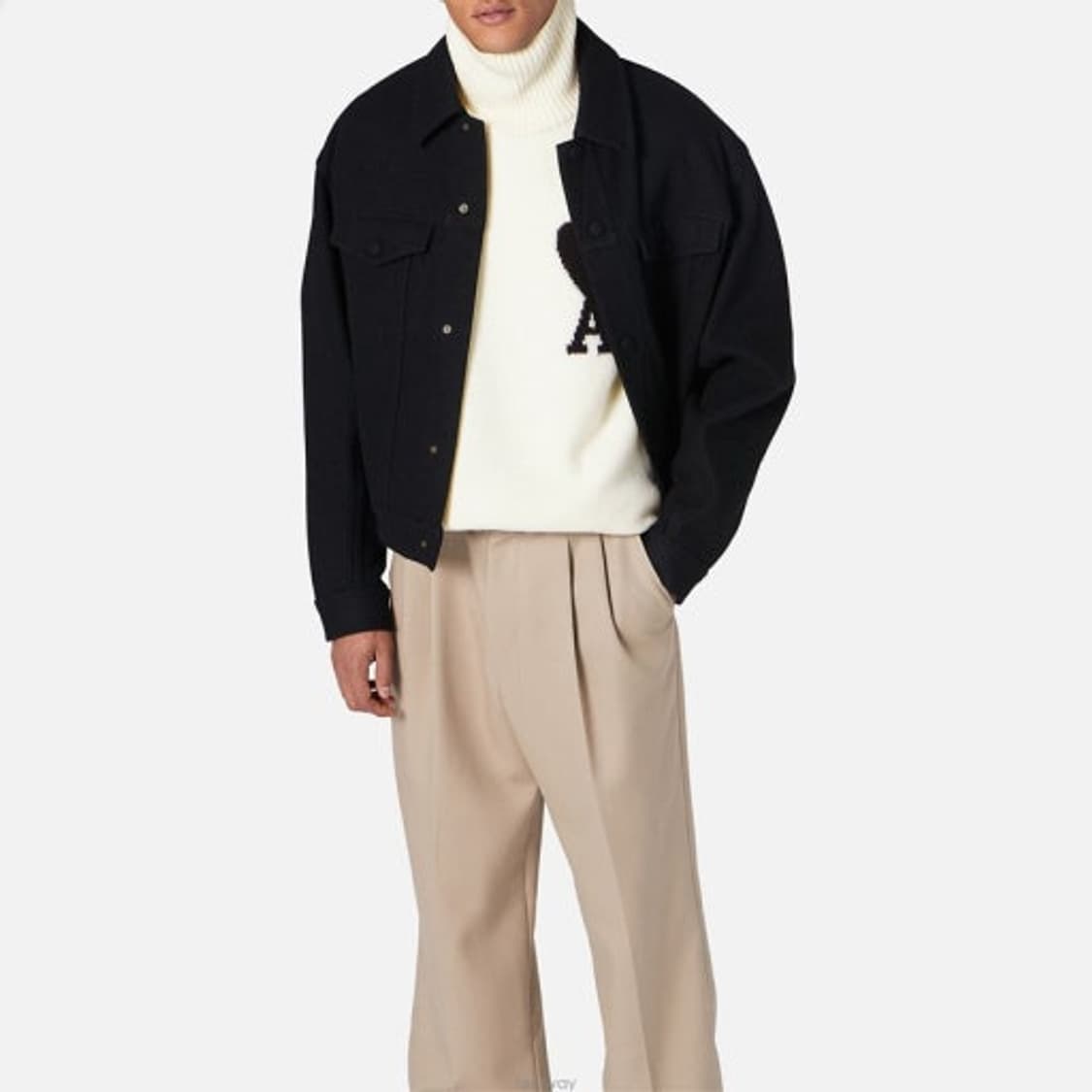 [M] 아미 인타르시아 빅하트 터틀넥 울 니트 P20HK203 상품이미지2