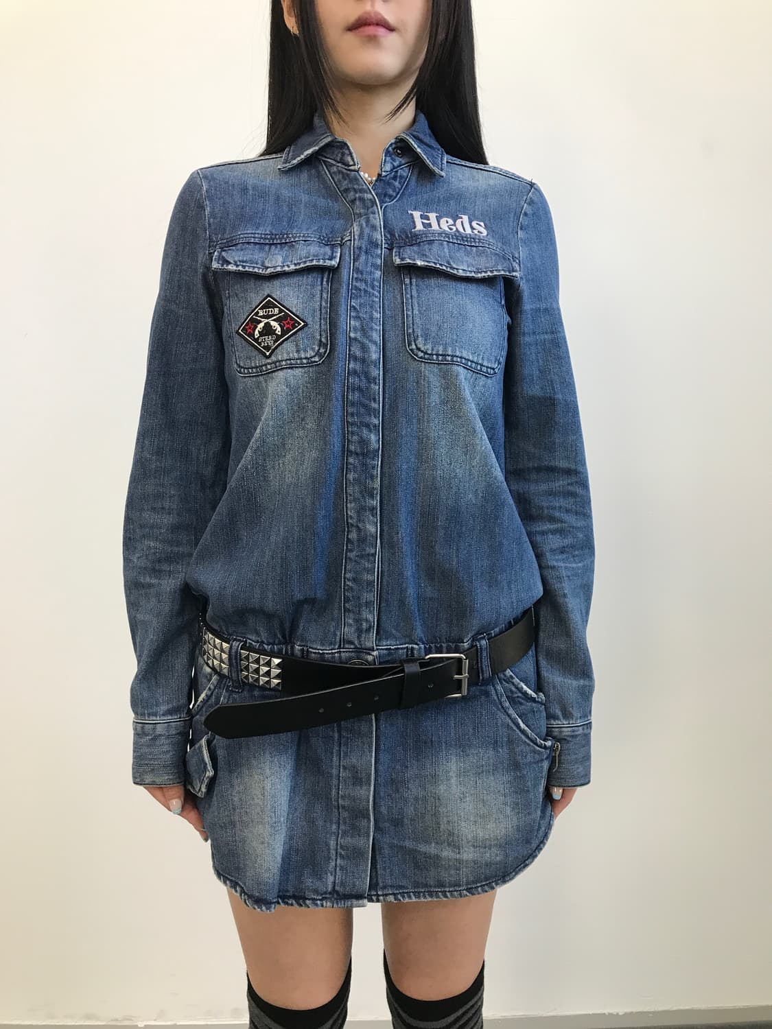 'Maison Gilfy' Y2K Denim Jumpsuit 상품이미지2