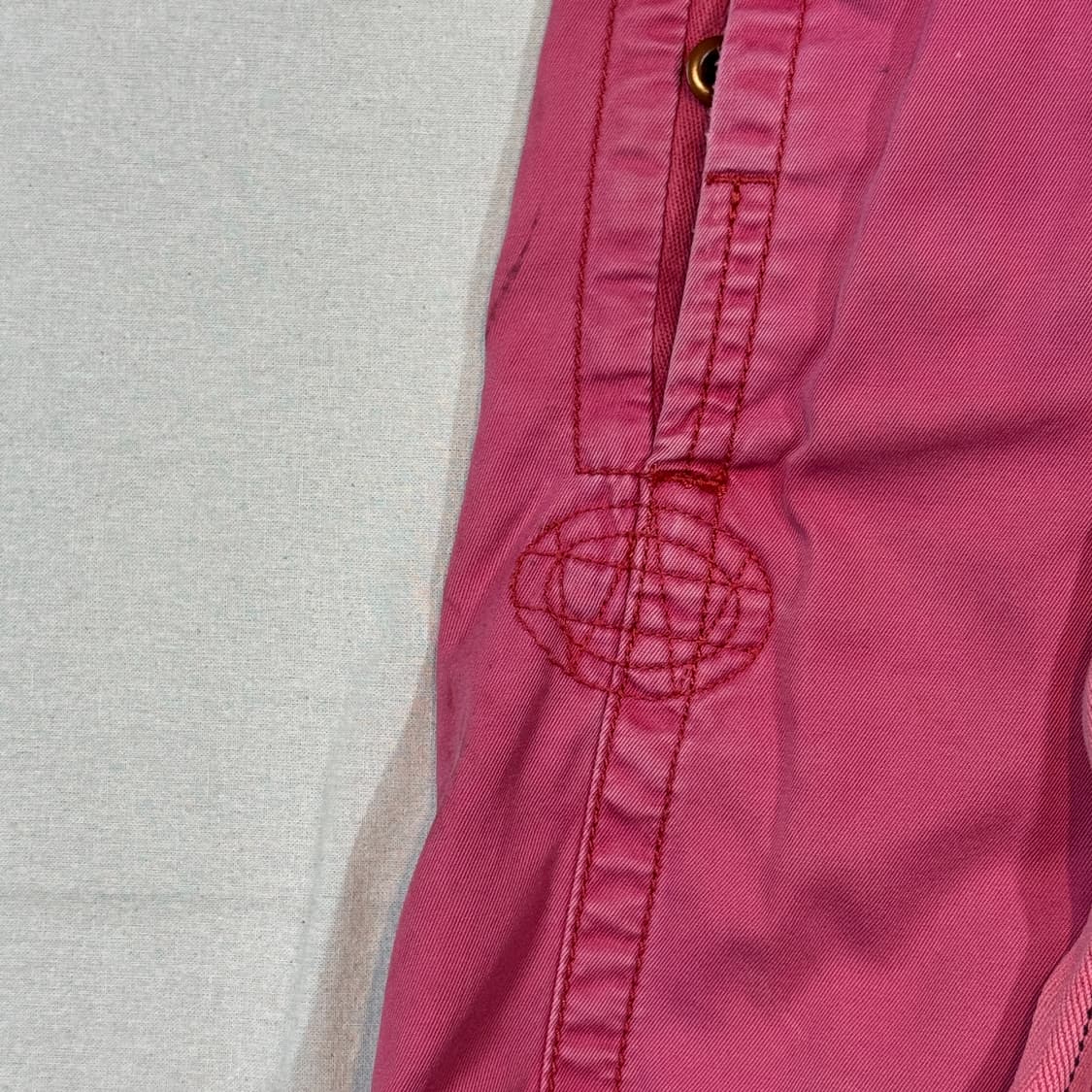 S) 폴로 랄프로렌 두산 프렙스터 면바지 반바지 핑크 상품이미지4